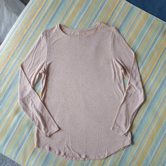 🛍️ BUNDLE ONLY | Apt 9 blush metallic sparkle top Small - Picture 5 of 14